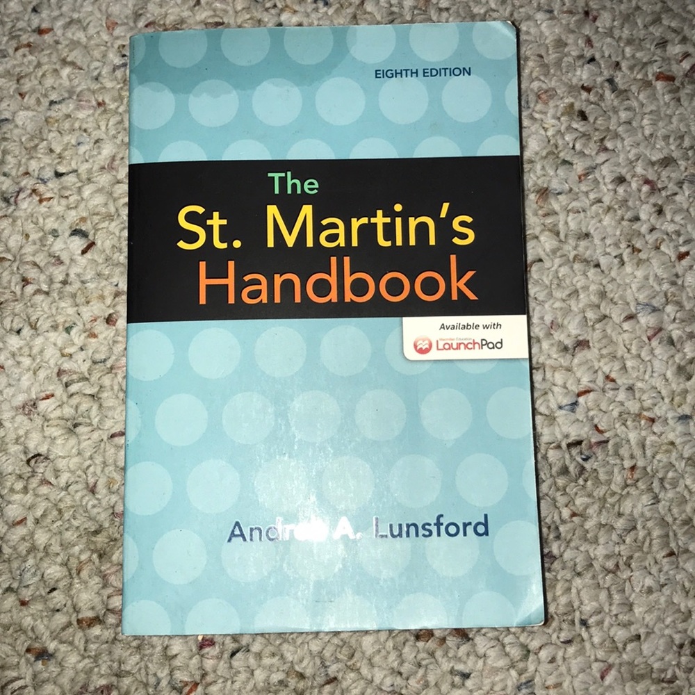 St.Martin’s Literary Handbook